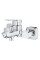 Комплект смесителей для ванны Grohe Cubeo (UA125246M)
