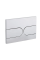Панель змиву Koer KT-0604-01 240x160x10mm пластикова, кнопка закруглена (KR5323)