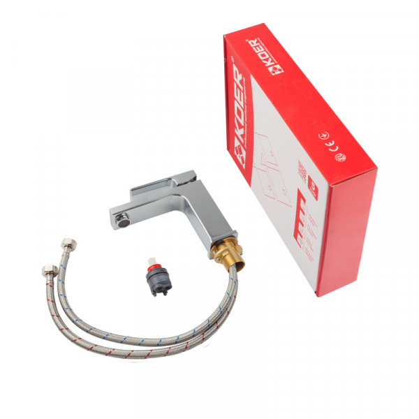 Смеситель для умывальника KOER KB-10039-01 (Цвет хром) (KR5994)