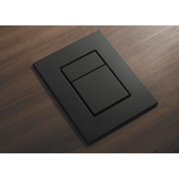 Панель смыва пластиковая Koer KT-0607-05 157x198x3mm, кнопка квадратная (KR5346)
