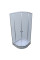 Душова кабіна з низьким піддоном Mixxus PLAIN SCT02-90x90x195-GR SATIN сіре тоноване скло 4мм (MI6898)
