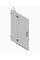 Двері в нішу Koer SR SD04-120x200-TR-07 прозоре скло Easy Clean 10мм, графіт (KR5388)