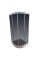 Бокс душовий без гідромасажу Mixxus STRONG SB02-90x90x215-GR SATIN з низьким піддоном (MI6887)
