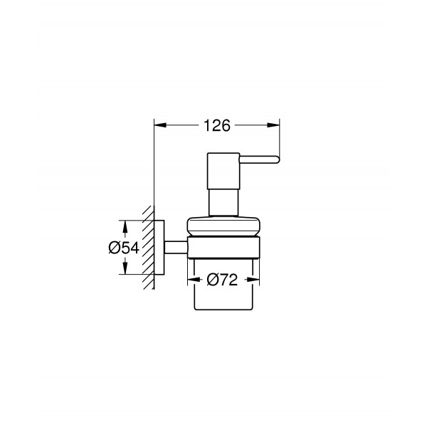Дозатор жидкого мыла Grohe Essentials New (40448001)