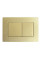 Панель смыва Koer KT-0612-12 240x160x10mm из нержавеющей стали, кнопка квадратная (цвет матовое золото) (KR6121)