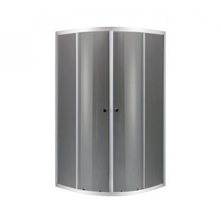 Душевая кабина без поддона Mixxus PLAIN SC01-90x90x185-GR CHROME серое тонированное стекло 4мм (MI6900)