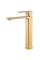 Змішувач для умивальника високий Haiba KUBUS 001 (HIGH) BRUSHED GOLD (HB9623)