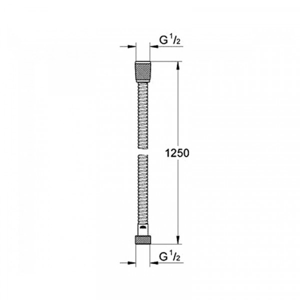 Душевой шланг 125 см Grohe Relexaflex (28142000)