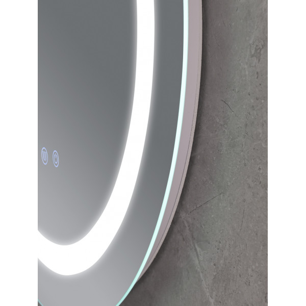 Дзеркало Mixxus PLAIN MC03-60 з Led Touch, Anti-fog, димером, регулятором яскравості (MI6662)