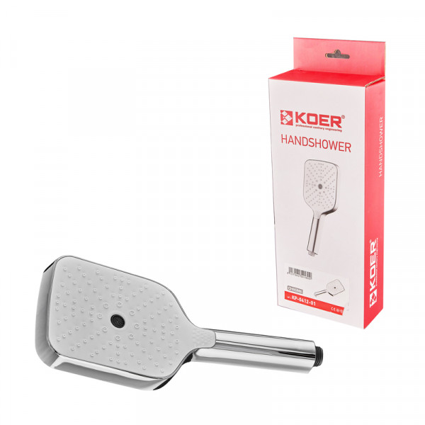 Лейка для душа Koer KP-0412-01 3 функции (Цвет хрома) (KR5416)