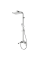Душевая колонна со смесителем KOER KB-56037-01 3 функции (Цвет хром) (KR6001)