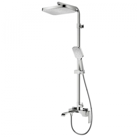 Душевая колонна со смесителем KOER KB-56037-01 3 функции (Цвет хром) (KR6001)