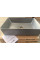 Раковина накладна Mixxus Premium QUADRO-0108 GRAY 550x390x145mm (MP6652)