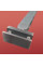 Двері в нішу Koer SR SD04-120x200-TR-07 прозоре скло Easy Clean 10мм, графіт (KR5388)