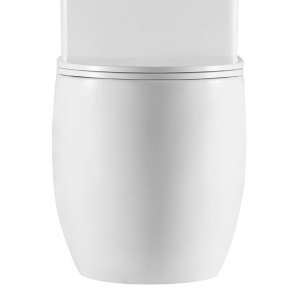 Чаша унитаза компакта Mixxus Premium Ellipse-0401-T1 Bowl 630х390х840 Tornado 1.0 без сиденья (MI8344)