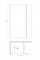 Душевая перегородка Koer SR SP03-30x200-TR-01 Walk-In (двиг. часть) прозрачное стекло Easy Clean 8мм, хром (KR5399)