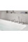 Однорычажный смеситель для ванны на 4 отверстия Grohe Lineare (19577001)