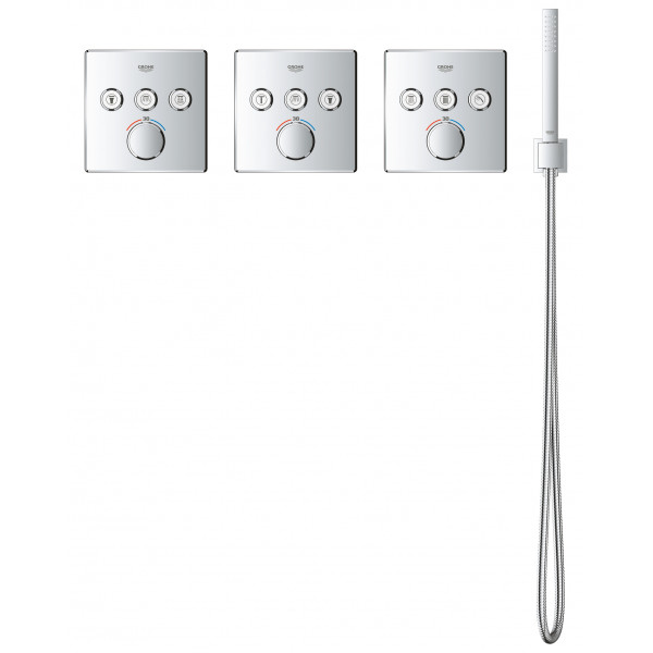 Шланговое подключение с держателем Grohe Euphoria Cube (26370000)