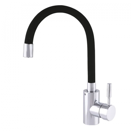 Смеситель для кухни с силиконовым изливом Champion SUS-011 Refl (CH0293)