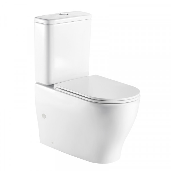 Чаша унитаза-компакта Mixxus Premium Wave-0403-R Bowl 675х395х870 Rimless без сиденья (MI8361)
