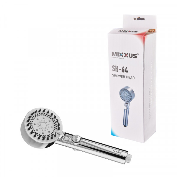 Лійка для душу Mixxus SH-64 5 функцій (Колір хром) (MI8302)
