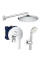 Душевая система скрытого монтажа со смесителем Grohe Eurosmart New Tempesta 250 (UA26416SC3)