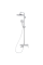 Душова колонна зі змішувачем Koer KB-56029-01 3 функції, колір хром (KR5481)