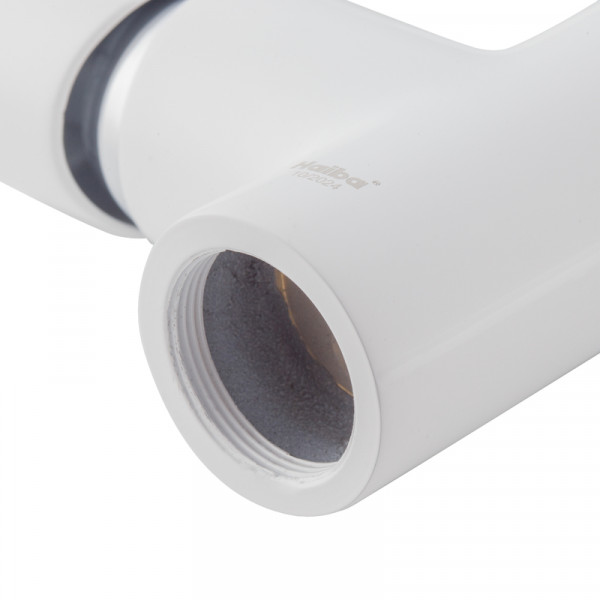 Змішувач для кухні HAIBA ALEX 018 WHITE-CHROME (HB9569)