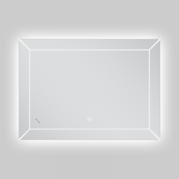 Дзеркало Mixxus Premium CUBIC MR14-70x50-Reverse з Led Touch, Anti-fog, димером, регулятором яскравості (MP6647)