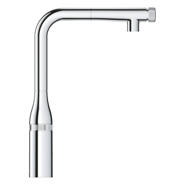 Змішувач для кухні з висувним виливом Grohe Essence SmartControl (31615000)