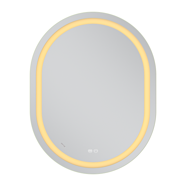 Дзеркало Mixxus Premium ELLIPSE MV05-90x70-Reverse з Led Touch, Anti-fog, димером (3-6,5kK) (MP6644)