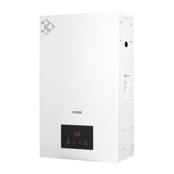 Котел електричний одноконтурний KOER KWH.E0112 WHITE 12 кВт колір білий (KR5561)