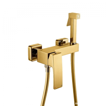 Смеситель для гигиенического душа KOER KB-24037-12 (Цвет матовое золото) (KR6007)