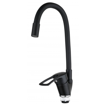 Смеситель для кухни Mixxus FANY 011 (Nut) Black Refl.Black (без подводки) (MI6294)