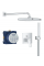Скрытая душевая система Grohe Eurocube Tempesta 250 Cube (25289000)