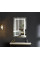 Дзеркало Mixxus HARD MR06-50x80-CASE з Led Touch, Anti-fog, димером, регулятором яскравості, годинником (MI6657)