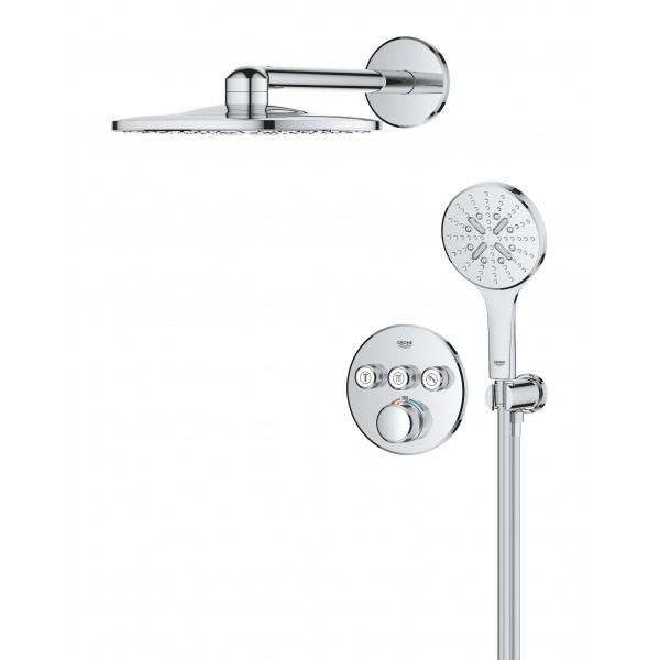 Душевая система скрытого монтажа с термостатом Grohe Grohtherm SmartControl (34863000)