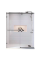 Двері в нішу Koer SR SD06-140x220-TR-07 прозоре скло Easy Clean 8мм, графіт (KR5369)