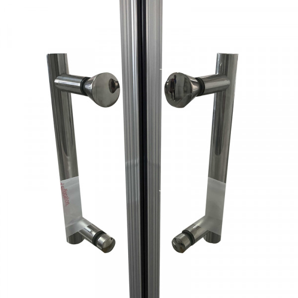 Душова кабіна без піддону Koer SR SC03-90x90x200-TR-01 прозоре скло Easy Clean 6мм, хром (KR5356)