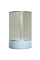 Душова кабіна з високим піддоном Mixxus PLAIN SCT01-90x90x195-FB SATIN матове скло 4мм (MI6894)