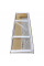 Дверь в нишу Koer SR SD04-100x200-TR-01 прозрачное стекло Easy Clean 10мм, хром (KR5386)