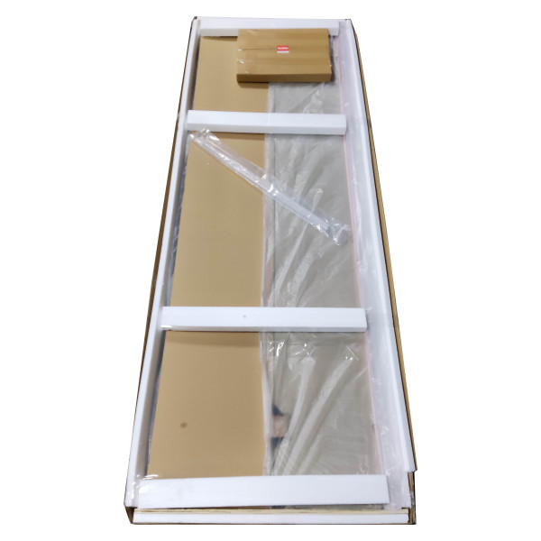 Дверь в нишу Koer SR SD04-100x200-TR-01 прозрачное стекло Easy Clean 10мм, хром (KR5386)