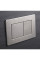 Панель смыва Koer KT-0612-02 240x160x10mm из нержавеющей стали, кнопка квадратная SUS304 (KR6120)