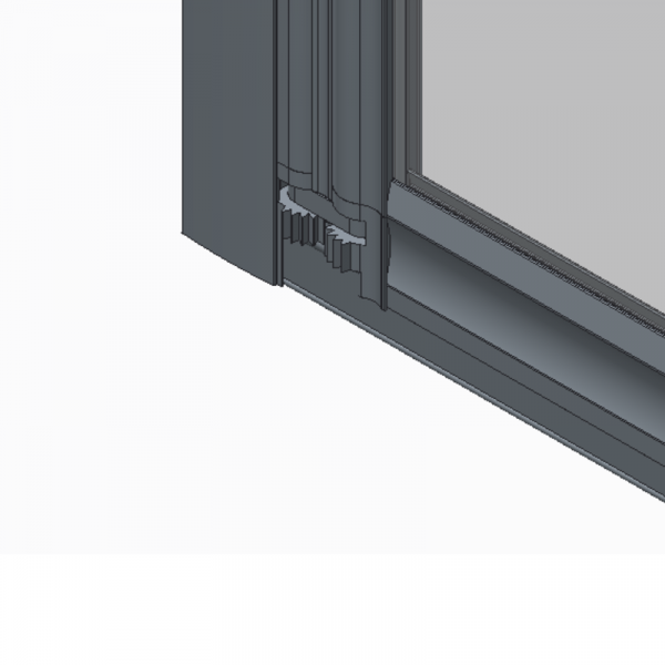 Шторки стеклянные на ванную складные Koer SR BS07-80x140-TR-01 прозрачное стекло Easy Clean 4мм, хром (KR5948)