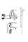 Набор смесителей Grohe Euroeco для ванной (123226S)