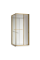 Душова кабіна без піддону Koer SR SC09-90x90x200-L-TR-12 прозоре скло Easy Clean 6мм Матове золото (KR5684)
