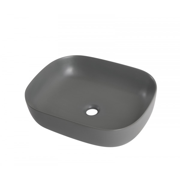 Раковина накладна Mixxus Premium DIVERSE-0115 GRAY 490x395x135mm (MP6650)