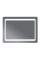Дзеркало Mixxus TWEE MR09-80x60-Reverse з Led Touch, Anti-fog, димером, регулятором яскравості (MI6660)