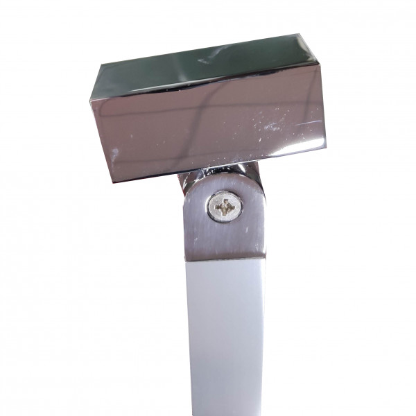 Дверь в нишу Koer SR SD04-100x200-TR-01 прозрачное стекло Easy Clean 10мм, хром (KR5386)