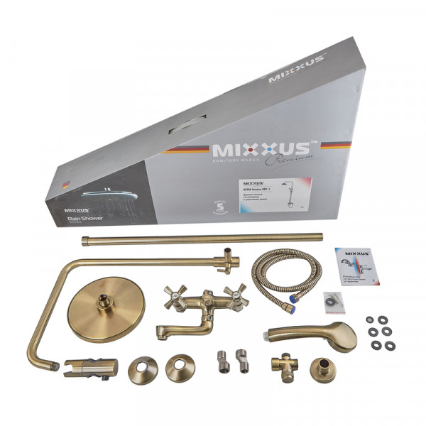 Душова колона зі змішувачем Mixxus Premium Retro Bronze-009-J (MI1655)